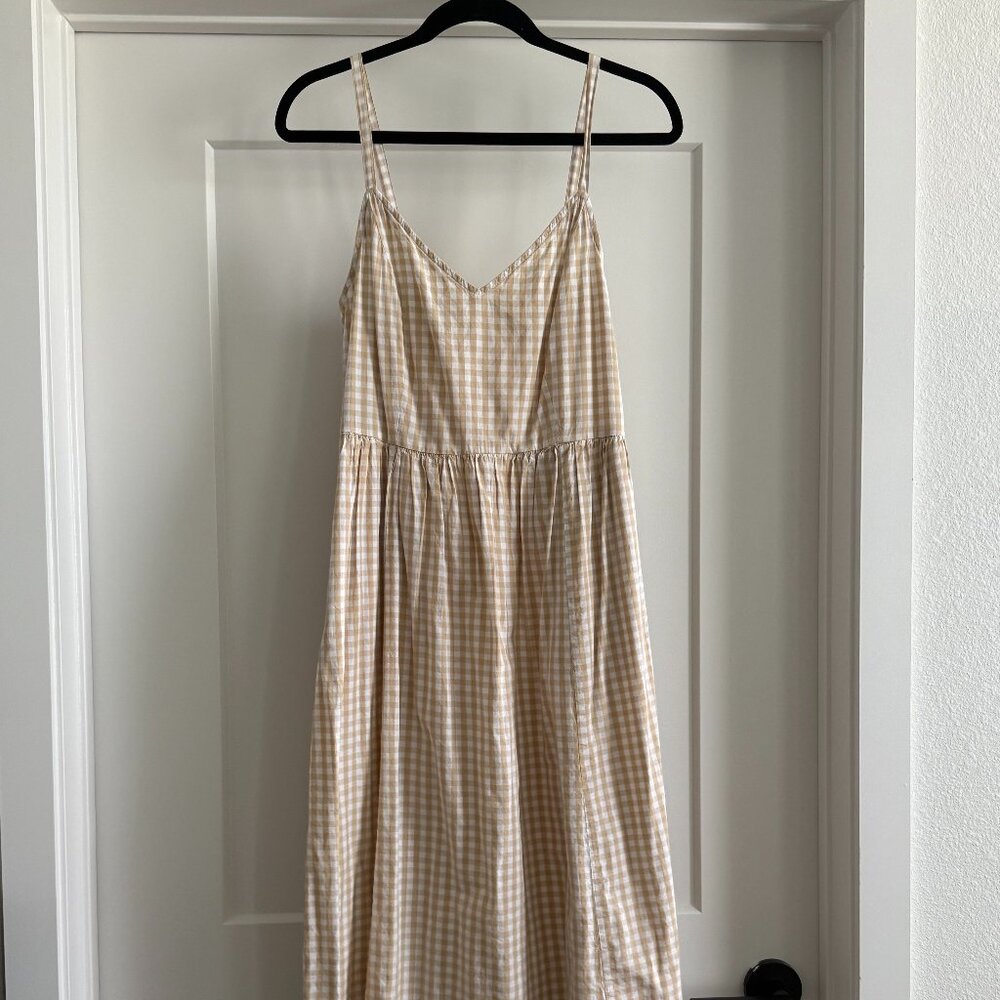 Old Navy Gingham Maxi Dress – Size Small – 100% Cotton